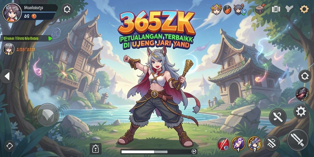 Tampilan gameplay <strong>365ZK</strong> yang penuh aksi dan karakter Anime menarik.