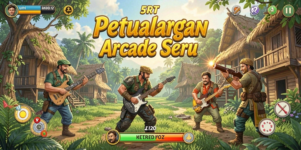 Tampilan seru dari gameplay 5RT yang penuh aksi.