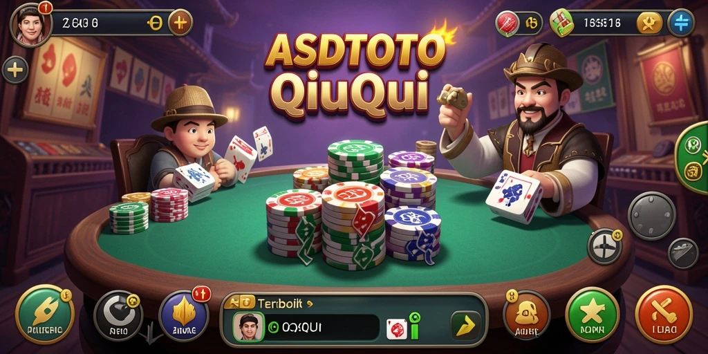 Screenshot gameplay seru dalam permainan QiuQiu ASDTOTO.