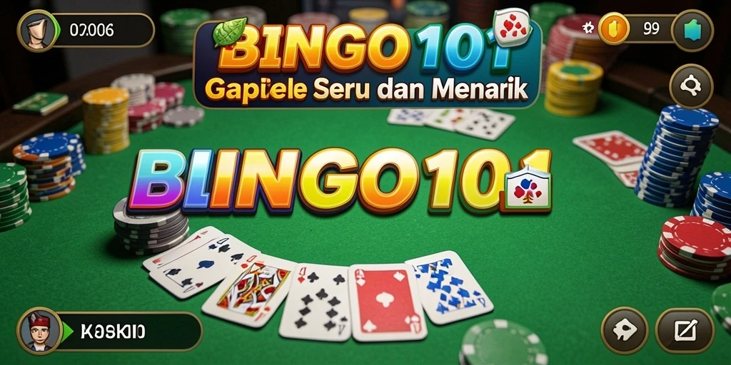 Tampilan gameplay BINGO101 yang seru dan interaktif.