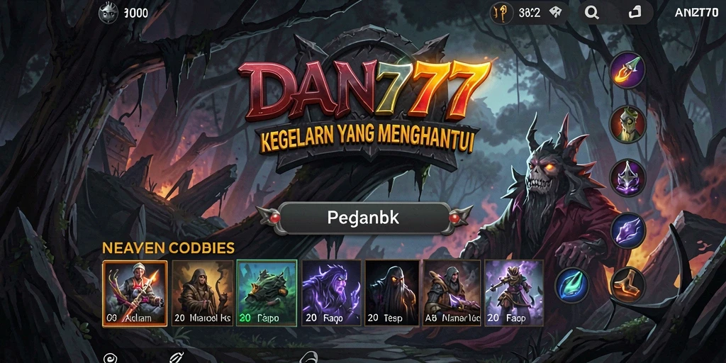 Gameplay menegangkan dalam suasana Horror yang gelap.