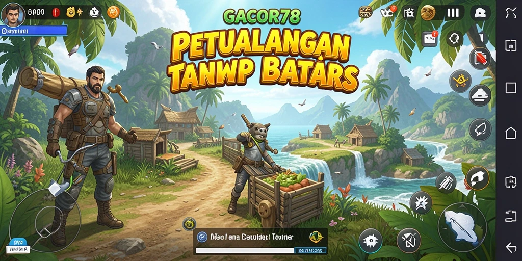 Tangkapan layar utama GACOR78 dengan gameplay dunia terbuka yang menakjubkan.