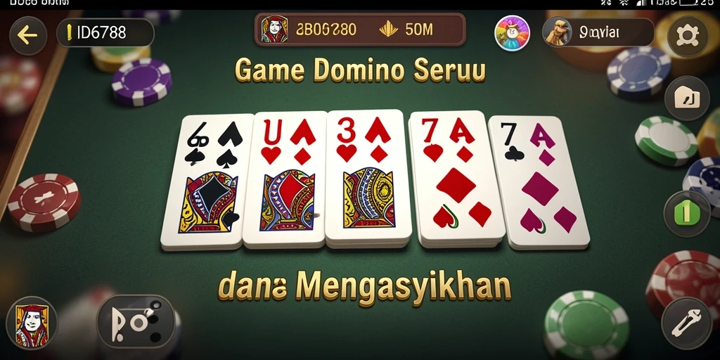 Tampilan menarik dari gameplay Domino ID6788