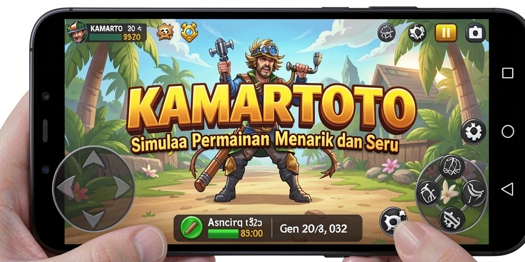 Tampilan gameplay seru dari KAMARTOTO yang menantang.