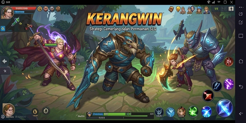 Tampilan gameplay KERANGWIN yang menarik dan dinamis.