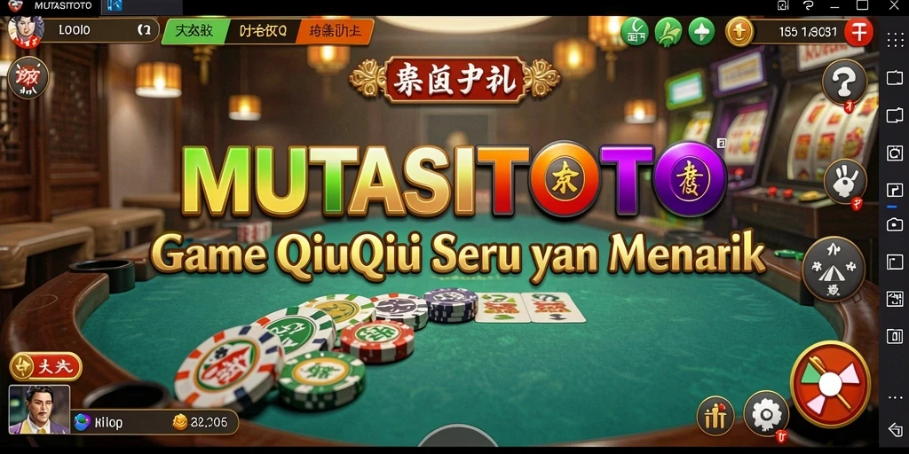 Tangkapan layar gameplay QiuQiu yang seru di MUTASITOTO.