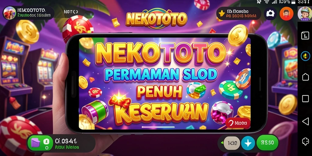 Gambaran gameplay Slot di NEKOTOTO yang menarik dan penuh warna.