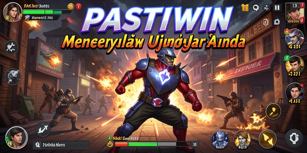 Tampilan menarik dari gameplay Action PASTIWIN yang penuh tantangan.