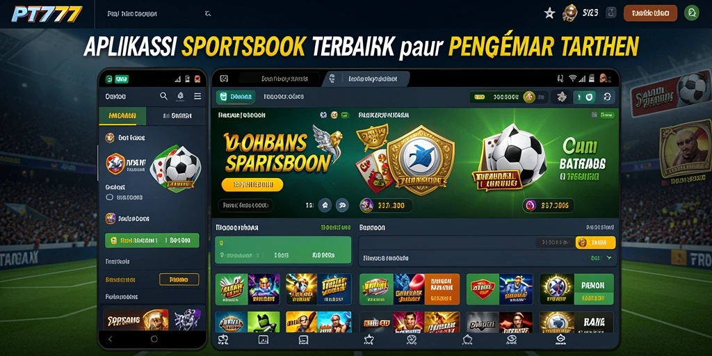 Screenshot menunjukkan pengguna menikmati taruhan di PT777 dengan berbagai pilihan olahraga.