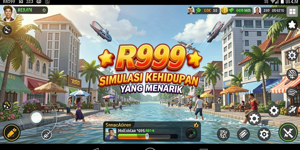 Tangkapan layar dari gameplay RR999 menunjukkan pengalaman simulasi yang mendalam.