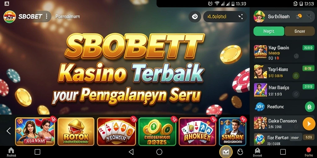 Tampilan gameplay SBOBET yang mendebarkan dan interaktif.