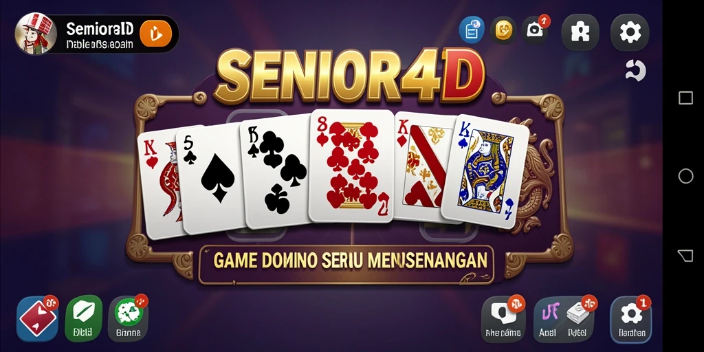 Screenshot menarik dari gameplay SENIOR4D yang seru.
