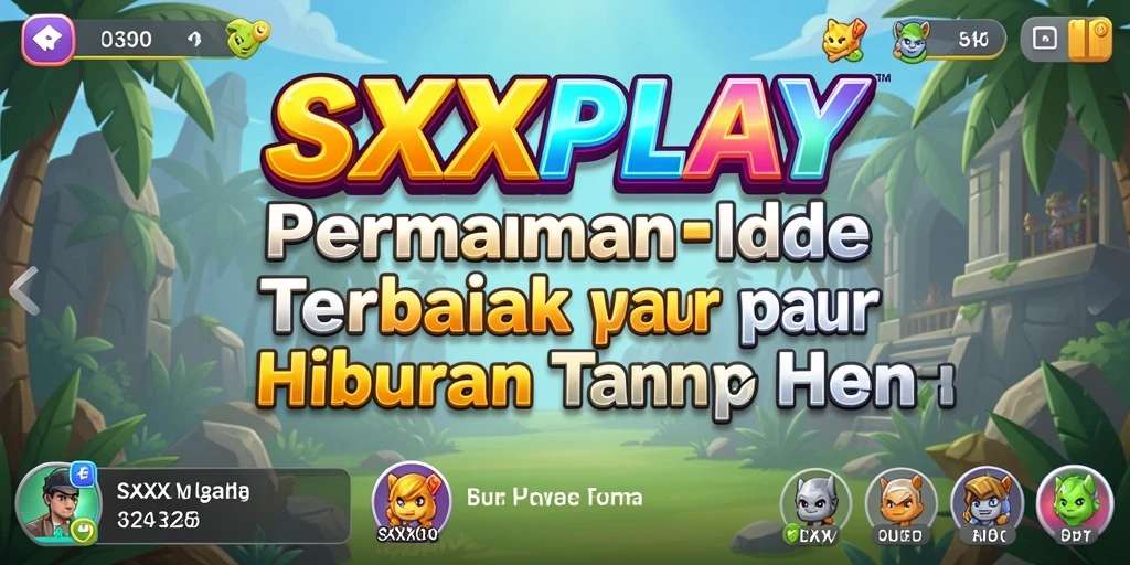 Gameplay menarik SXXPLAY yang penuh warna dan hiburan.