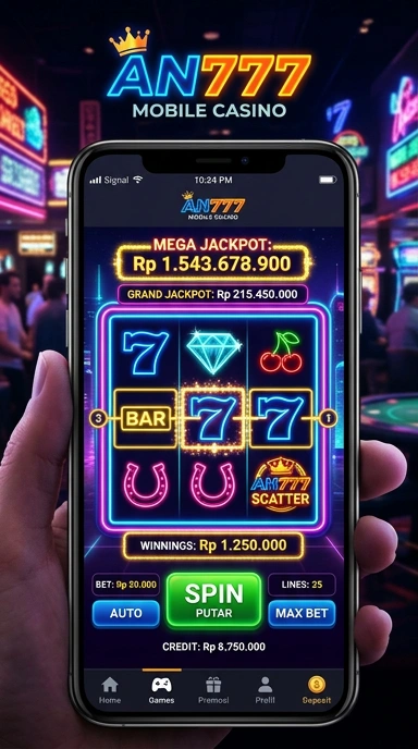 Tampilan antarmuka an777 yang ramah pengguna.